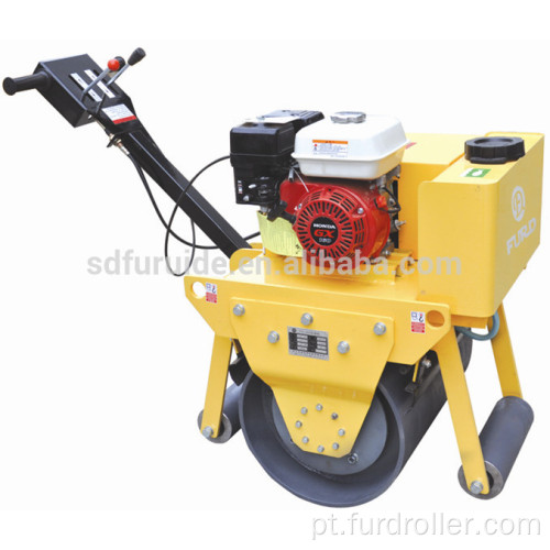 Preço de fábrica Auto-propulsão Compactador de rolo vibratório de cilindro único FYL-600